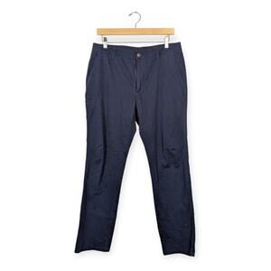 BYLT Men's Navy Blue Stretch Cotton Classic Chino Pants Size M